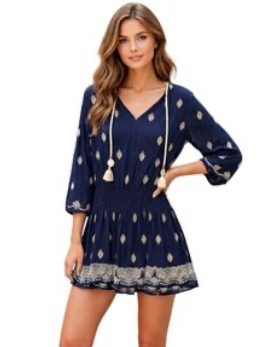 Ramy Brook Deep Indigo Knit Crewneck Top